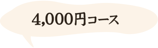 4,000円コース