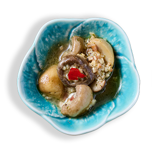 マッシュルームの白ワイン煮